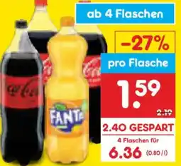 Netto Marken-Discount Coca-Cola, Fanta, Sprite oder Mezzo Mix Angebot