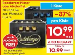Netto Marken-Discount Radeberger Pilsner oder Alkoholfrei Angebot