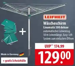 Famila Nord Ost LEIFHEIT Wäscheschirm Linomatic 500 deluxe Angebot