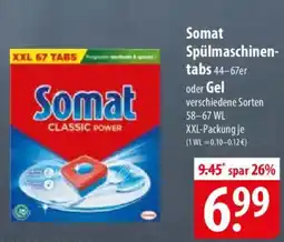 Famila Nord Ost Somat Spülmaschinentabs 44-67er oder Gel Angebot