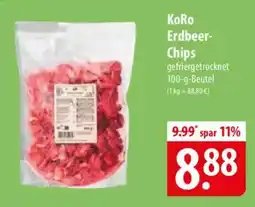 Famila Nord Ost KoRo Erdbeer- Chips Angebot