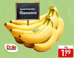 Famila Nord Ost Ecuador/Kolumbien Bananen Angebot