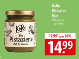 Famila Nord Ost KoRo Pistazien- Mus Angebot