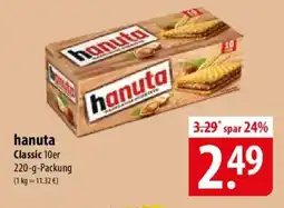 Famila Nord Ost hanuta Classic 10er Angebot