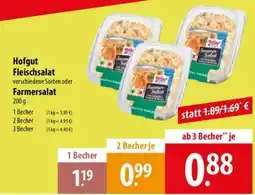 Famila Nord Ost Hofgut Fleischsalat oder Farmersalat Angebot