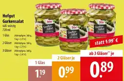 Famila Nord Ost Hofgut Gurkensalat Angebot