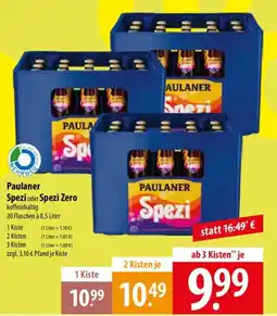 Famila Nord Ost Paulaner Spezi oder Spezi Zero Angebot