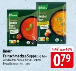 Famila Nord Ost Knorr Feinschmecker-Suppe Angebot