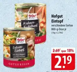 Famila Nord Ost Hofgut Eintopf Angebot