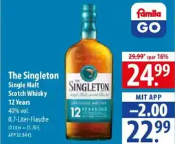Famila Nord Ost The Singleton Single Malt Scotch Whisky 12 Years Angebot