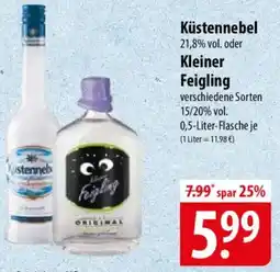 Famila Nord Ost Küstennebel 21,8% vol. oder Kleiner Feigling Angebot