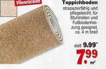 Repo Markt Teppichboden Strapazierfähig Und Pflegeleicht Angebot