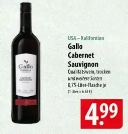 Famila Nord Ost Gallo Cabernet Sauvignon Angebot