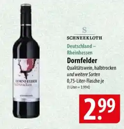 Famila Nord Ost SCHNEEKLOTH Dornfelder Angebot