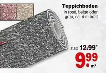 Repo Markt Teppichboden In Rosé, Beige Oder Grau Angebot