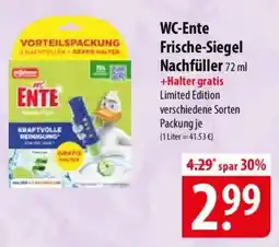 Famila Nord Ost WC-Ente Frische-Siegel Nachfüller Angebot