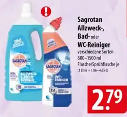 Famila Nord Ost Sagrotan Allzweck-, Bad- oder WC-Reiniger Angebot