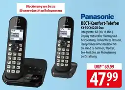 Famila Nord Ost Panasonic DECT-Komfort-Telefon KX-TGC462GB Duo Angebot