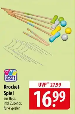 Famila Nord Ost HAPPY PEOPLE Krocket- Spiel Angebot