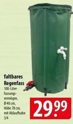 Famila Nord Ost faltbares Regenfass Angebot