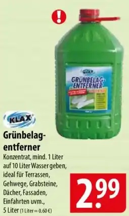Famila Nord Ost KLAX Grünbelag entferner Angebot