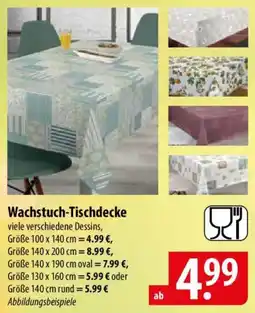 Famila Nord Ost Wachstuch-Tischdecke Angebot