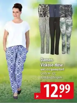 Famila Nord Ost Damen- Viskose-Hose Angebot