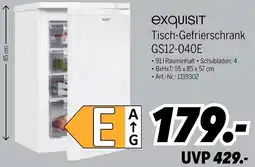 MEDIMAX Exquisit Tisch-Gefrierschrank GS12-040E Angebot