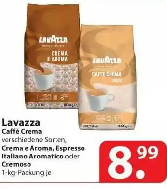 Famila Nord Ost Lavazza Caffè Crema, Crema E Aroma, Espresso Italiano Aromatico Oder Cremoso Angebot