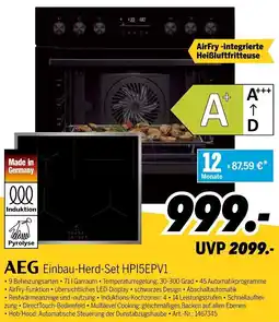 MEDIMAX AEG Einbau-Herd-Set HPI5EPV1 Angebot