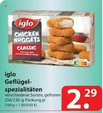 Famila Nord Ost Iglo Geflügelspezialitäten Angebot