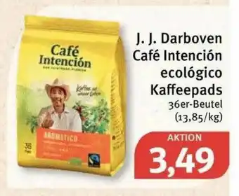 Feneberg J.j. Darboven Café Intención Ecológico Kaffeepads Angebot