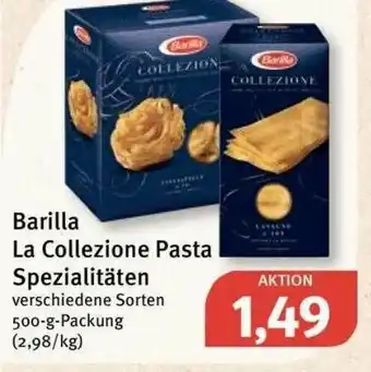 Feneberg Barilla La Collezione Pasta Spezialitäten Angebot