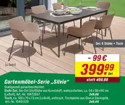 toom Baumarkt Gartenmöbel-Serie „Silvie" Angebot