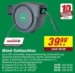 toom Baumarkt Wand-Schlauchbox Angebot