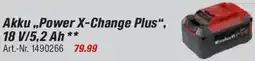 toom Baumarkt Einhell Akku ,,Power X-Change Plus", 18 V/5,2 Ah Angebot