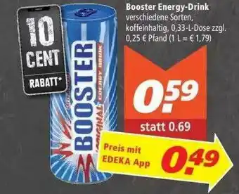 Marktkauf Booster Energy Drink Angebot