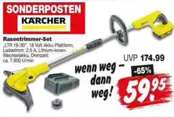 Repo Markt KARCHER Rasentrimmer-Set Angebot
