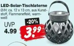 Repo Markt LED-Solar-Tischlaterne Angebot