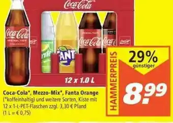 Marktkauf Coca-cola, Fanta Oder Mezzo Mix Angebot