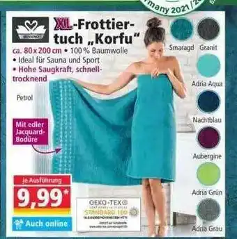 Norma Xl-frottier-tuch „korfu” Angebot