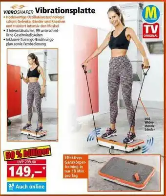 Norma Vibroshaper Vibrationsplatte Angebot