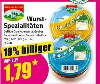 Norma Wurst-spezialitäten Angebot