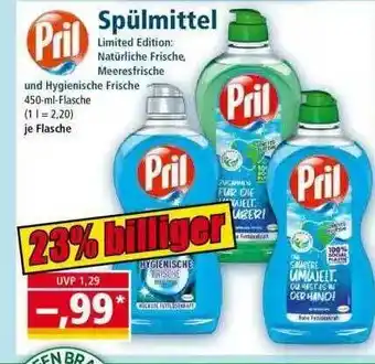 Norma Pril Spülmittel Angebot