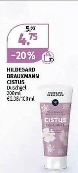 Müller Hildegard Braukmann Cistus Duschgel Angebot