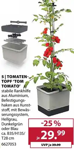 Dehner Tomatentopf 'tom tomato' Angebot