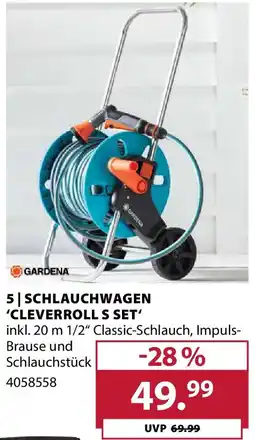 Dehner Gardena schlauchwagen 'cleverroll s set' Angebot