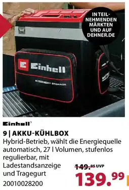 Dehner Einhell akku-kühlbox Angebot