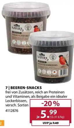Dehner Dehner natura beeren-snacks Angebot