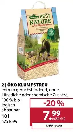 Dehner Dehner Best Nature Öko klumpstreu Angebot